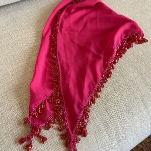 NWT Gorgeous Pink Beaded Swim Sarong